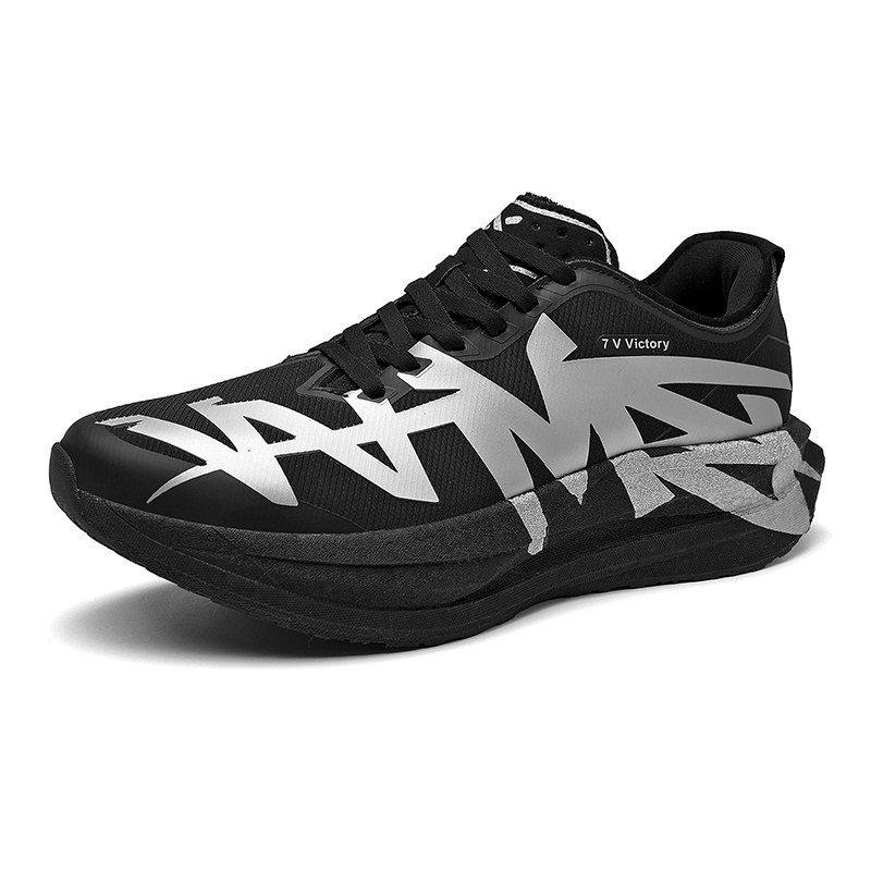 Badminton Shoes - Men Carbon Plate Running Shoes Lightweight