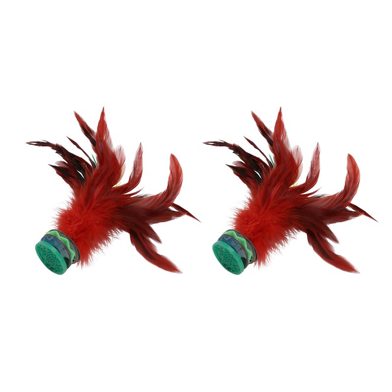 A99I-2Pcs Colorful Shuttlecock - Feather Shuttlecock ulasan dan harga
