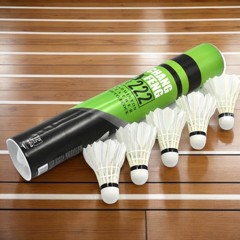 12PC Durable Badminton Shuttle - Feather Shuttlecock ulasan dan harga