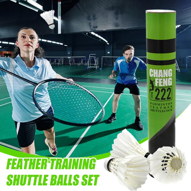 12PC Durable Badminton Shuttle - Feather Shuttlecock ulasan dan harga